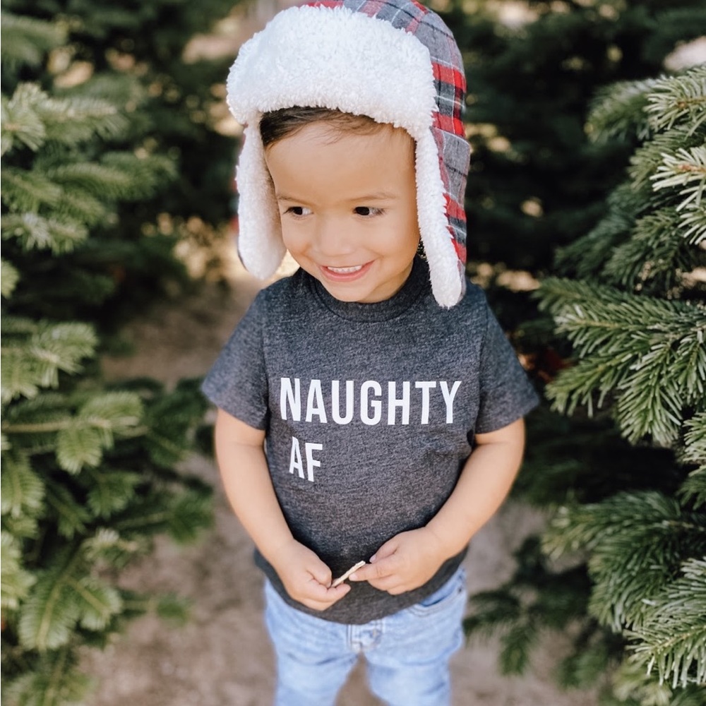 Naughty AF- Toddler Tee
